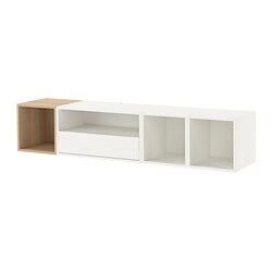 Current variation White / white stained oak effect