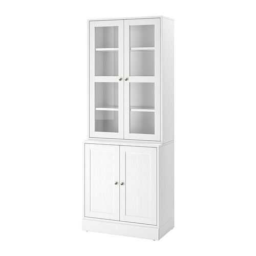 HAVSTA, glass-door cabinet. 1 of 8 open dialog