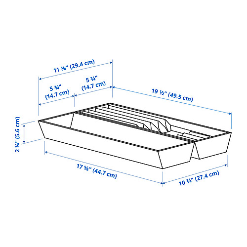 UPPDATERA, utensil tray/tray with knife rack. 2 of 2 open dialog