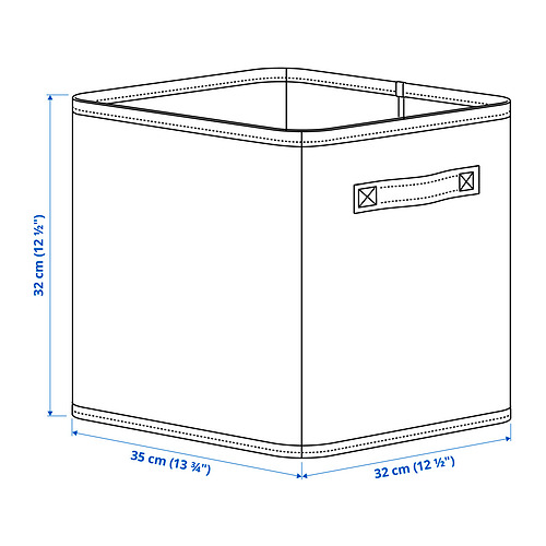 SLÅTTERVALL, canasta de almacenamiento. 6 de 6 open dialog