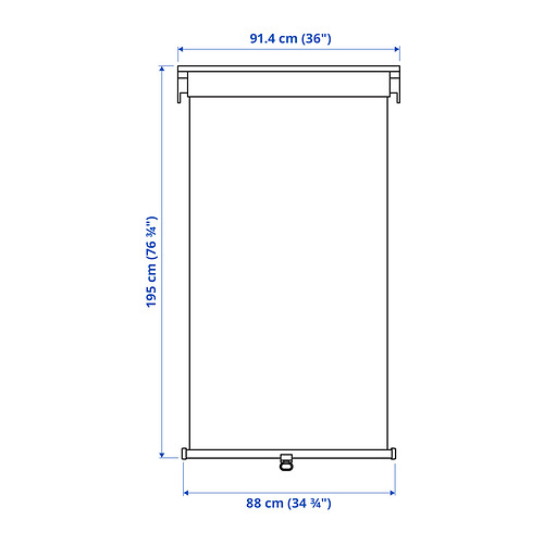 TRETUR, black-out roller blind 7 of 7 open dialog