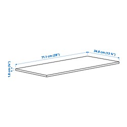 Measurement Illustration - KOMPLEMENT shelf