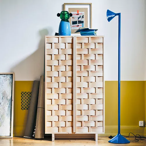 IKEA PS 2026 floor uplighter, blue