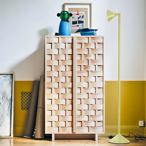 IKEA PS 2026 floor uplighter, yellow