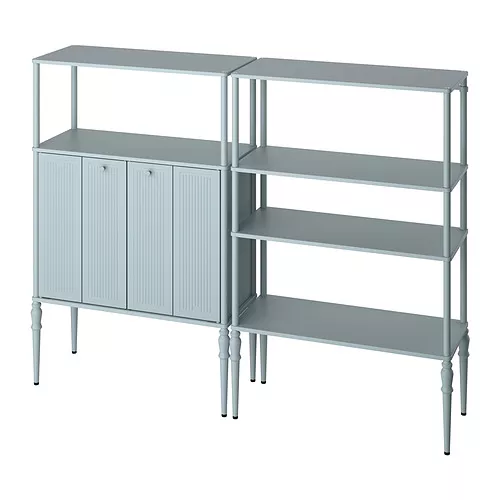 IKEA Puerto Rico - SÅGMÄSTARE storage combination, Light grey blue