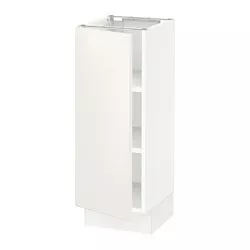IKEA Puerto Rico - SEKTION base cabinet with shelves , white/Veddinge white