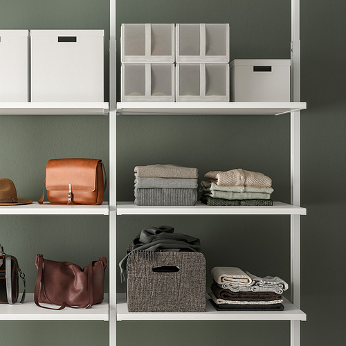 ELVARLI, 2 section shelf unit. 5 of 6 open dialog