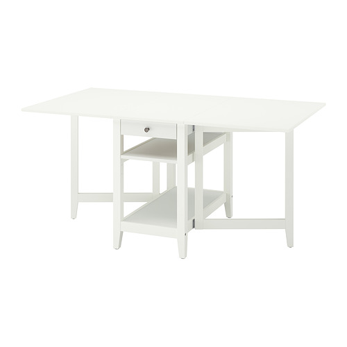 NÄSINGE, gateleg dining table with storage. 1 of 6 open dialog