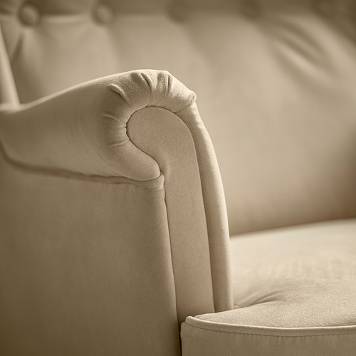 STRANDMON, wing chair with ottoman. 4 of 8 open dialog