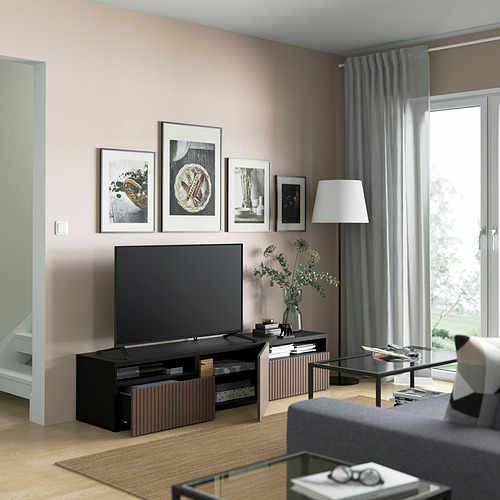 BESTÅ, TV unit with drawers and door. 8 of 8 open dialog