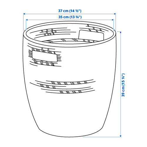 RÅGKORN, plant pot 7 of 7 open dialog