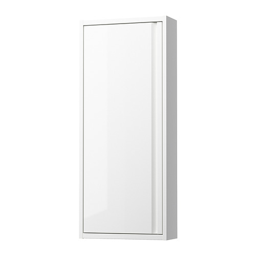 Mueble de baño ÄNGSJÖN - blanco, minimalista, brillante