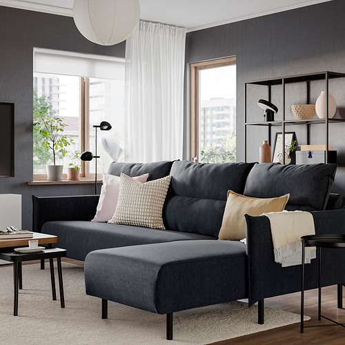 MANNARP, sectional, 4-seat with chaise. 3 of 11 open dialog