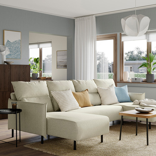 MANNARP, sectional 4-seat with chaise . 3 of 11 open dialog