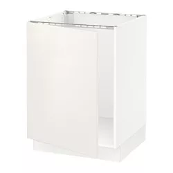 IKEA Puerto Rico - SEKTION base cabinet for sink, white/Veddinge white