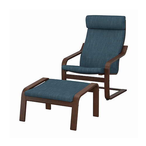 POÄNG, armchair and ottoman 1 of 8 open dialog