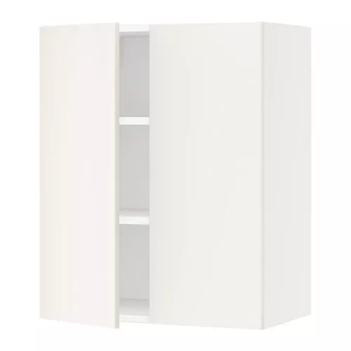 IKEA Puerto Rico - SEKTION wall cabinet with 2 doors, white/Veddinge white