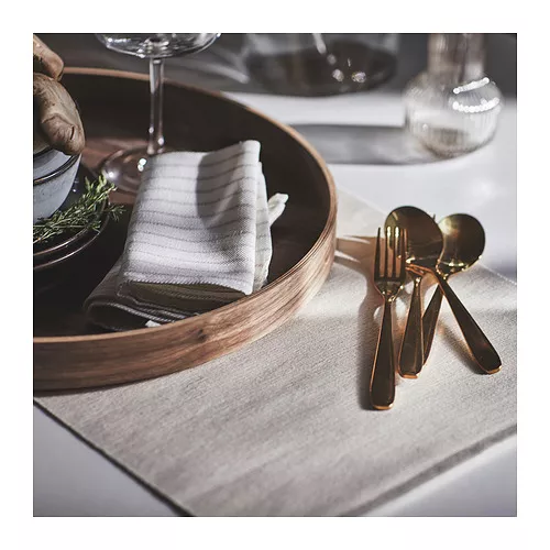 Mud Pie Juego De Bandejas Tejidas, Marrón, Pequeño 3,8 X 33 Cm De