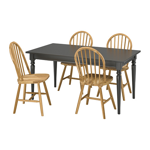 INGATORP / SKOGSTA, table and 4 chairs 1 of 9 open dialog