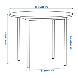 Measurement Illustration - IKEA PS 2026 table