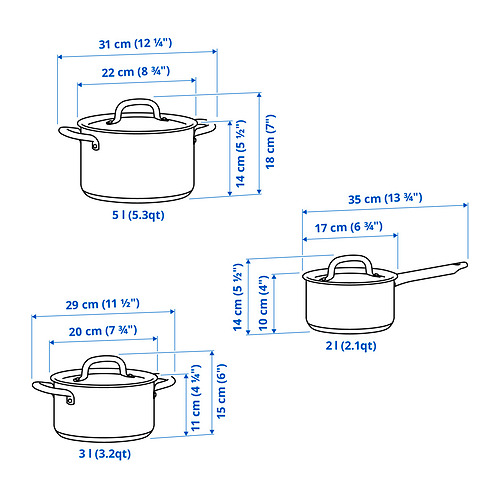 IKEA 365+, cookware, set of 6 7 of 7 open dialog