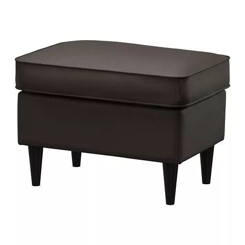 IKEA Puerto Rico STRANDMON ottoman, Grann/Bomstad dark brown