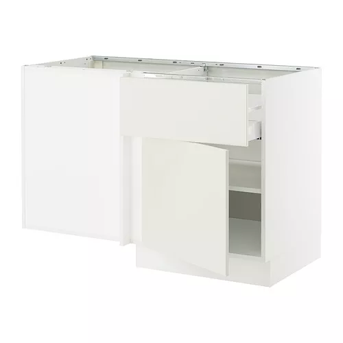 IKEA Puerto Rico - SEKTION corner base cab w drawer and shelf, white ...