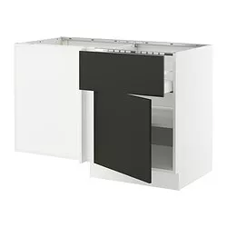 IKEA Puerto Rico - SEKTION corner base cab w drawer and shelf, white ...