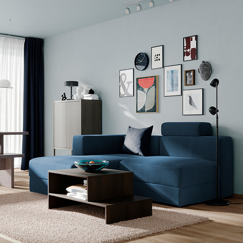 JÄTTEBO, 2,5 seat module sofa with left chaise longue and headrest. 2 of 15 open dialog