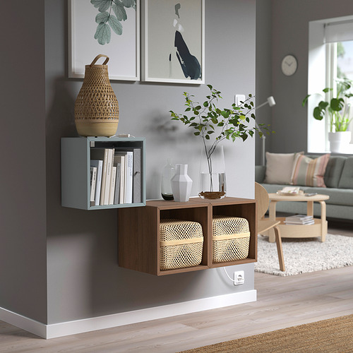 EKET, wall cabinet with glass door. 3 of 6 open dialog