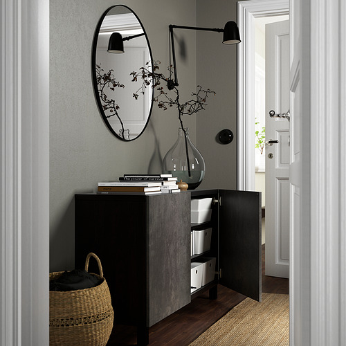 BESTÅ, mueble sala con puertas. 2 de 7 open dialog
