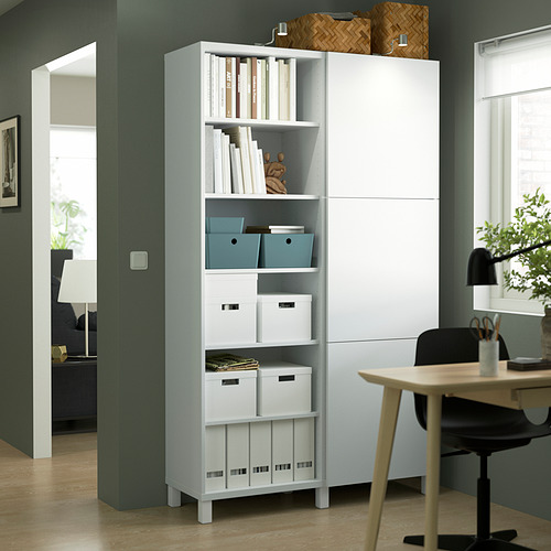 BESTÅ, bookcase with doors 3 of 7 open dialog