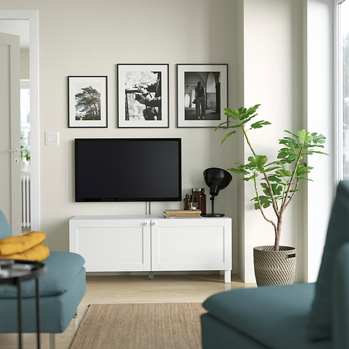 BESTÅ, TV unit with doors. 2 of 5 open dialog