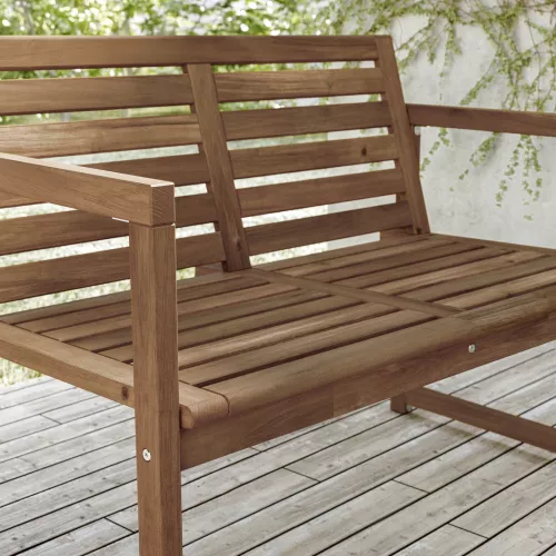 Puerto Rican Level Bench IKEA Puerto Rico - NÄMMARÖ bench with backrest, outdoor, light brown ...