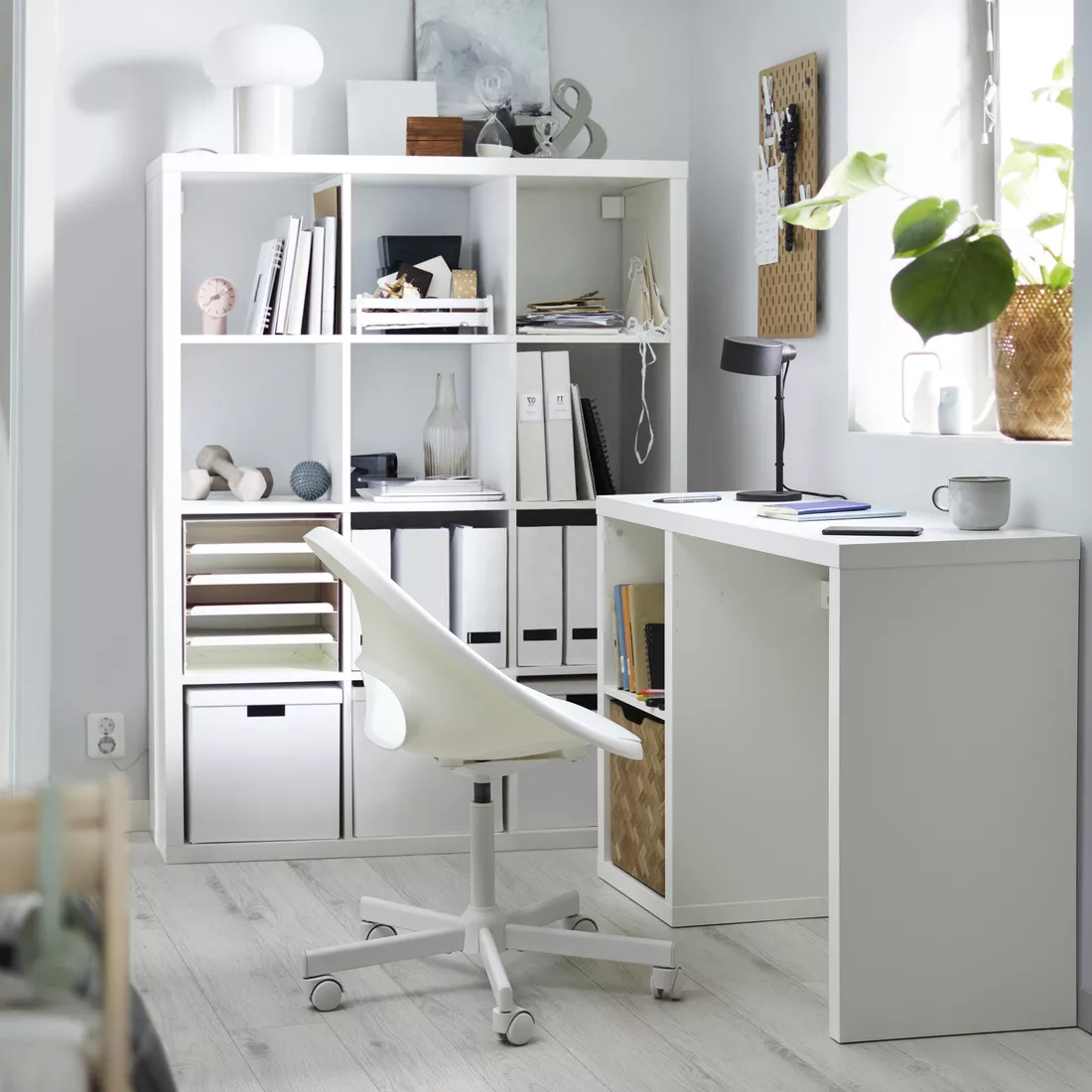 IKEA Mayagüez - KALLAX desk, white, 43 3/4x15 3/8 
