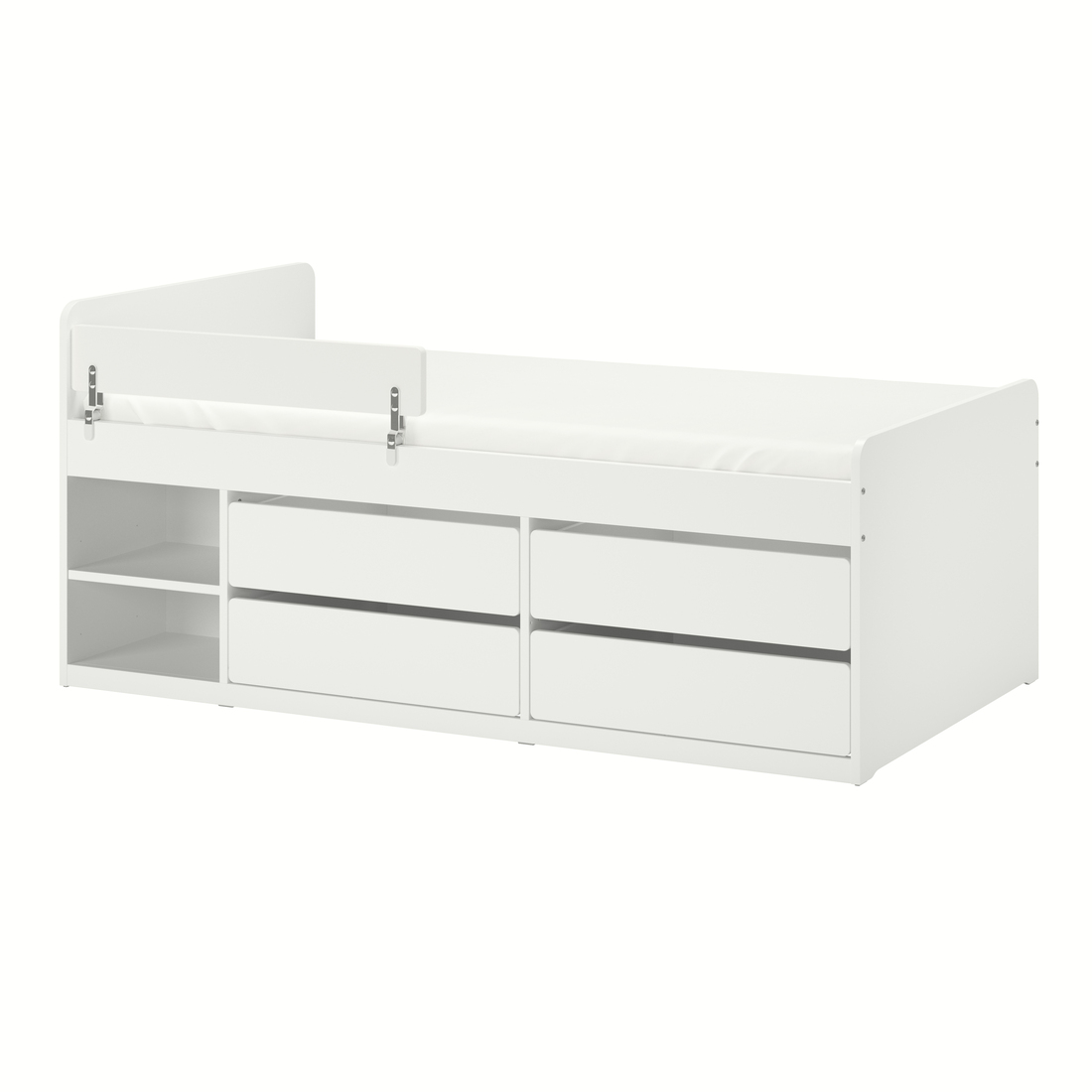 SLÄKT / NATTAPA, cama com almacenaje y riel de seguridad 1 de 6 open dialog