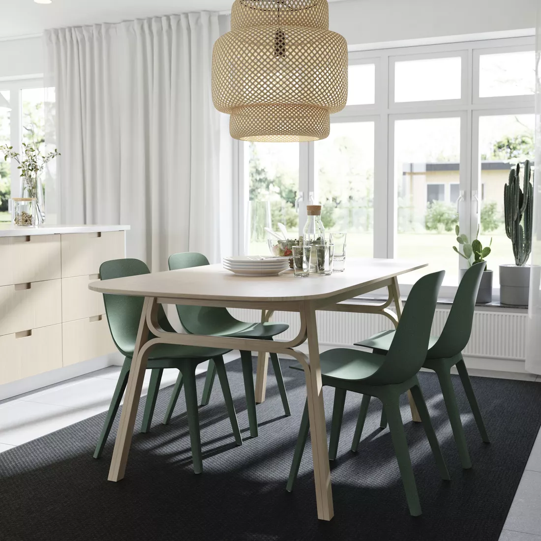 IKEA Puerto Rico - VOXLÖV dining table, light bamboo, 70 7