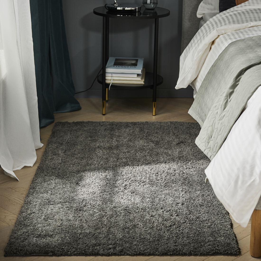 LINDKNUD, alfombra, pelo largo. 4 de 4 open dialog