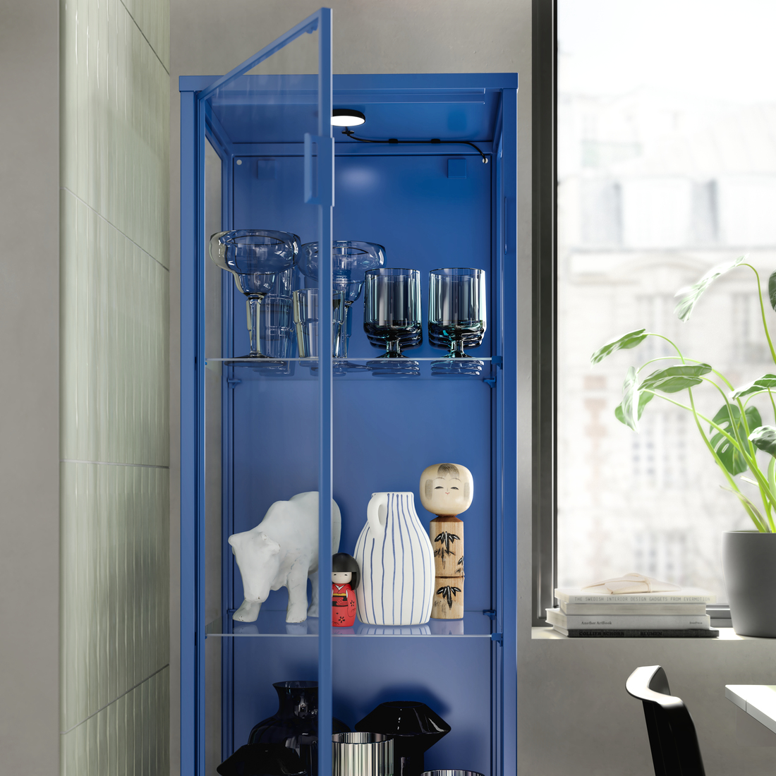 RUDSTA, glass-door cabinet. 3 of 6 open dialog