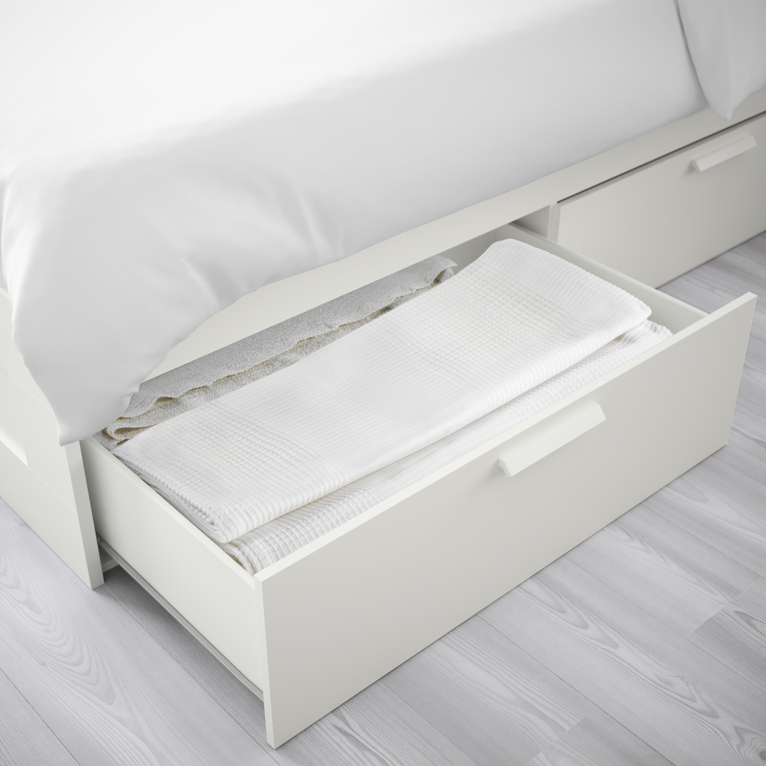 BRIMNES, bed frame with storage. 4 of 5 open dialog