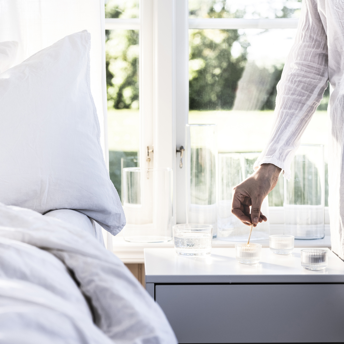 TRÅDCYPRESS, scented tealight. 3 of 5 open dialog