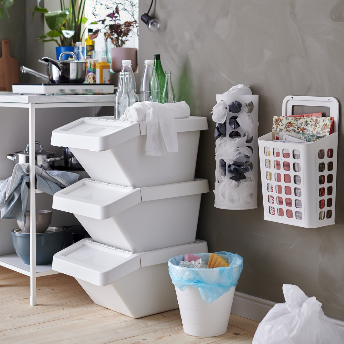 SORTERA, recycling bin with lid. 4 of 5 open dialog