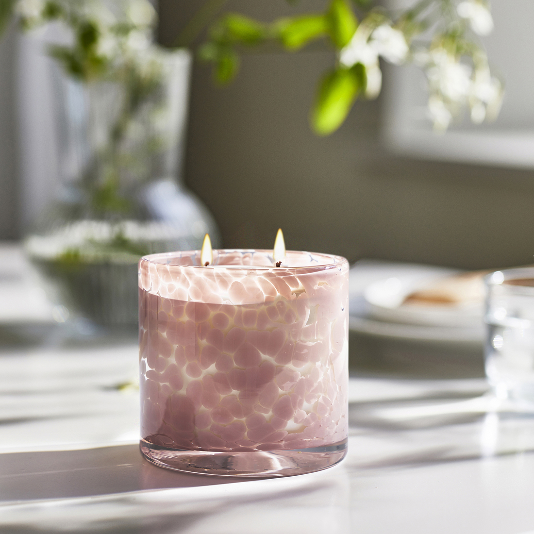 LUGNARE, vela perfumada vidrio, 2 mechas. 4 de 6 open dialog