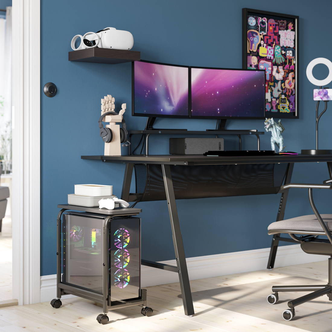 LÅNESPELARE, computer cart with shelf. 5 of 8 open dialog