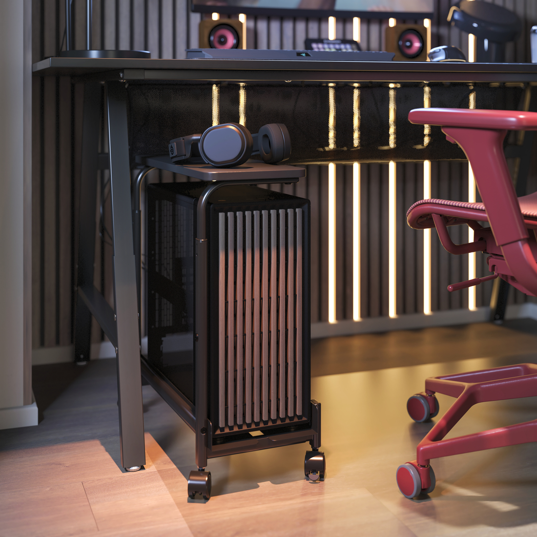 LÅNESPELARE, computer cart with shelf. 4 of 8 open dialog