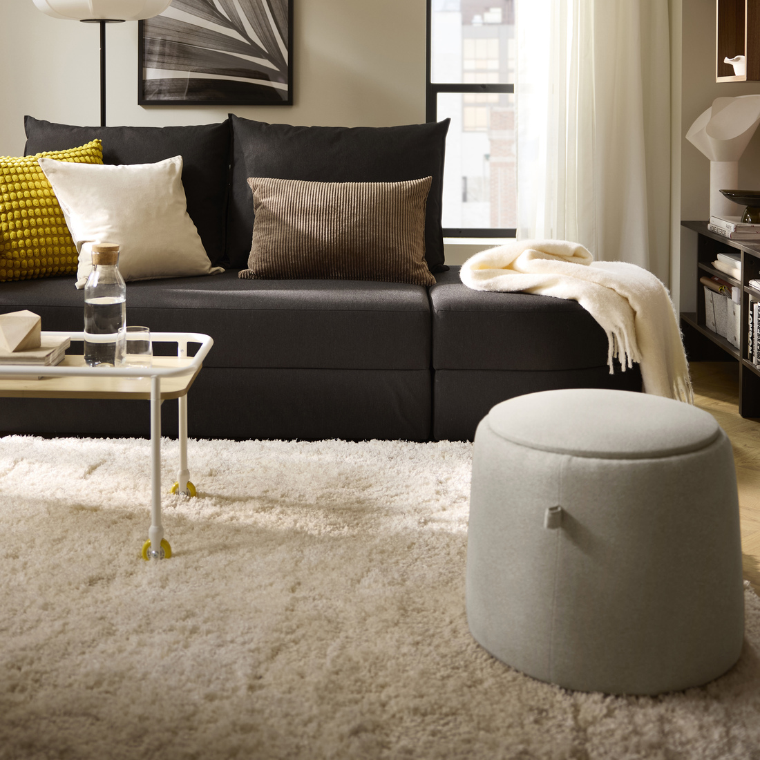 VOLLERSLEV, alfombra, pelo largo. 2 de 8 open dialog