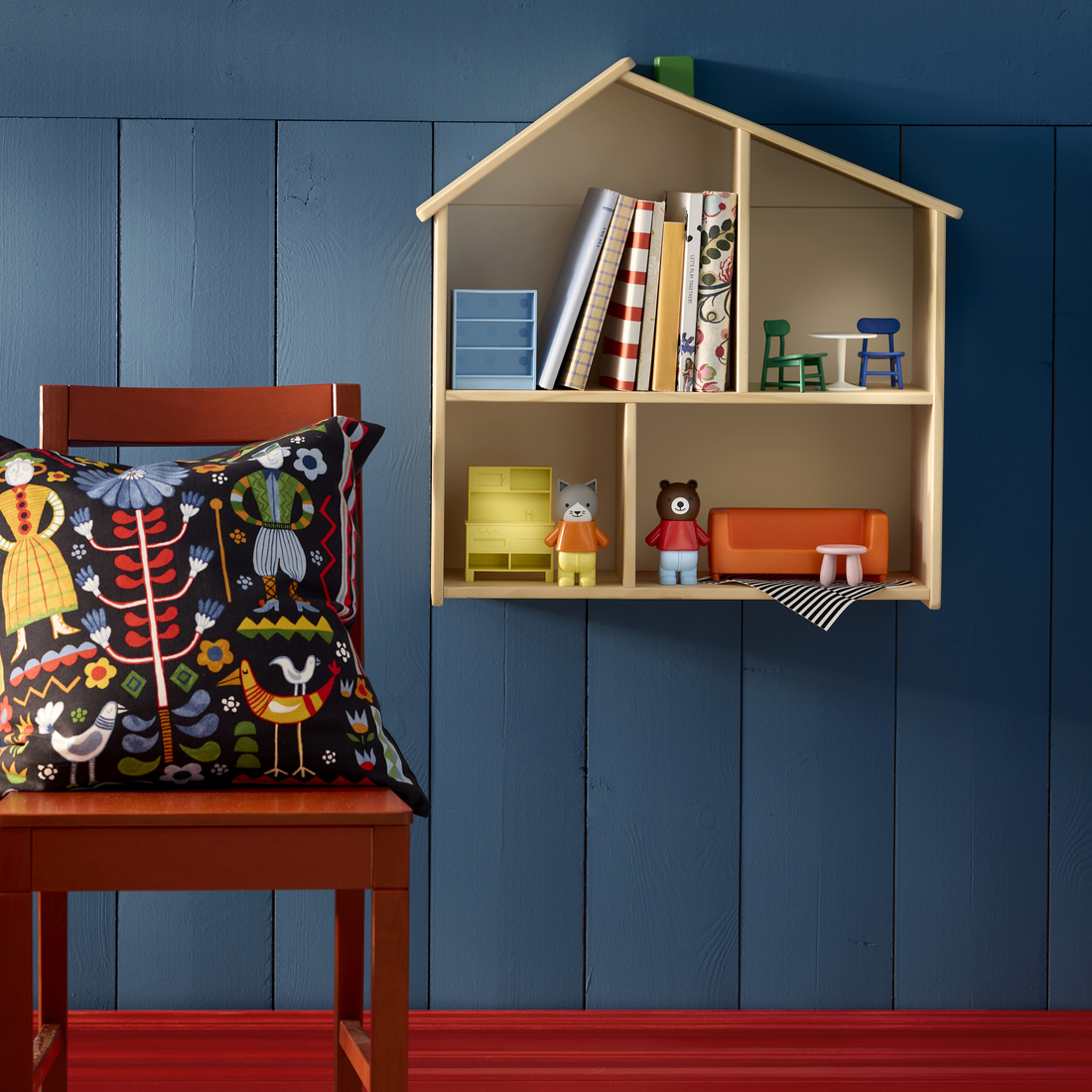 FLISAT, doll house/wall shelf. 3 of 7 open dialog