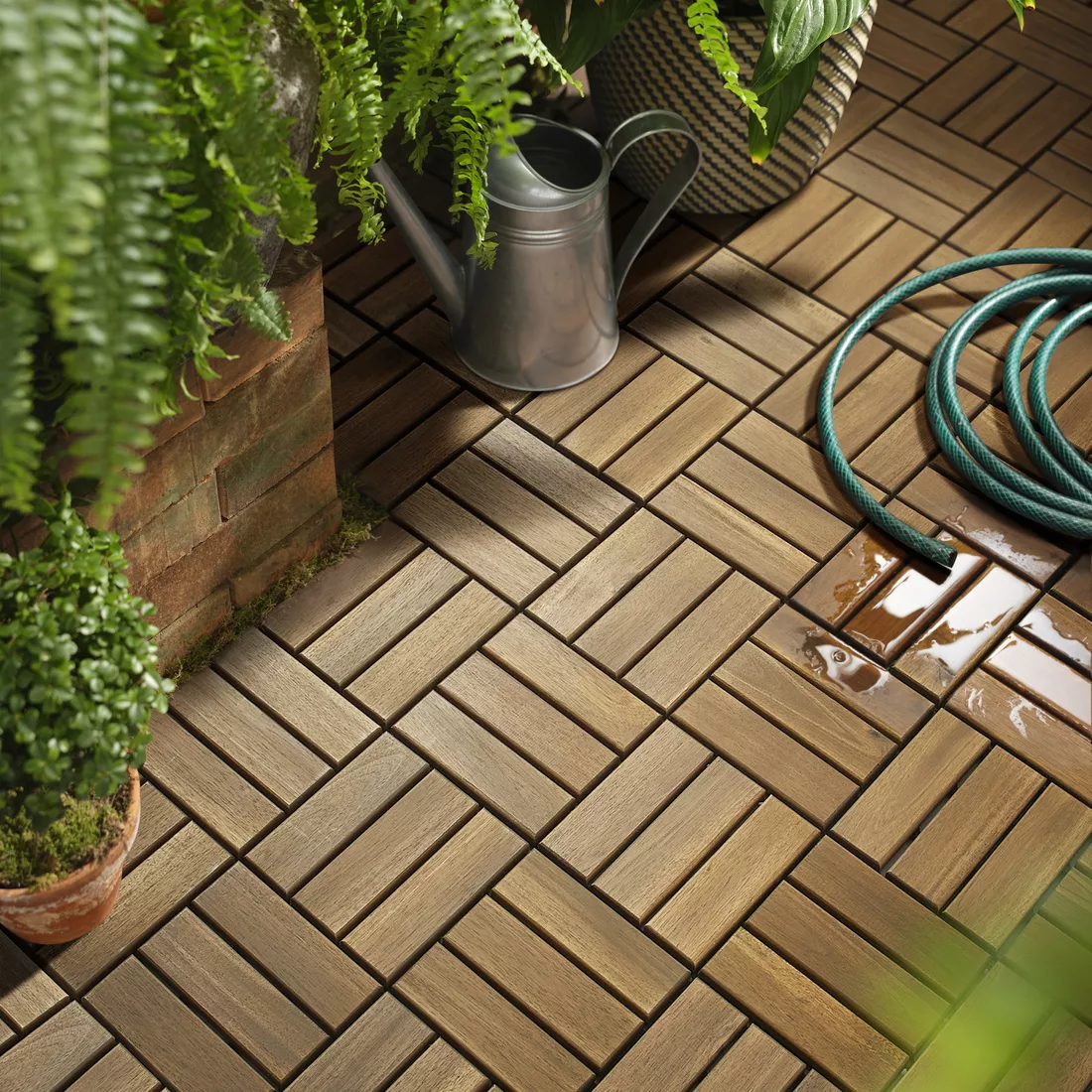 IKEA Puerto Rico - RUNNEN decking, outdoor, acacia, 11 3/4x11 3/4 