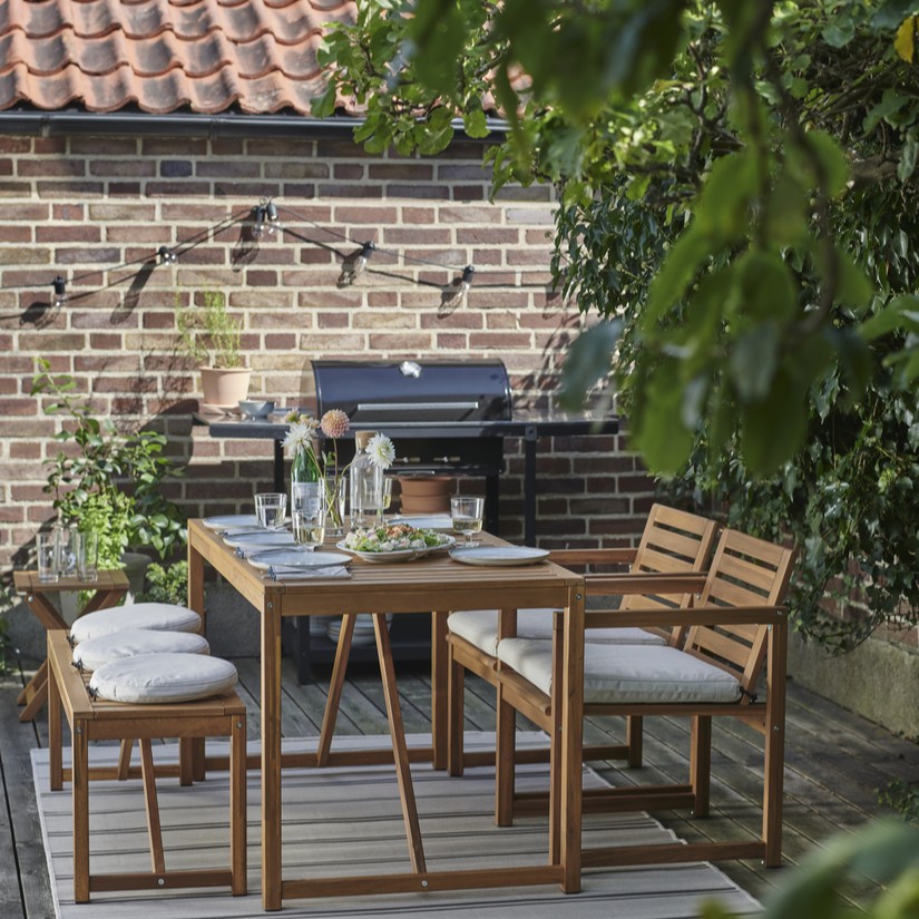 NÄMMARÖ, bench, outdoor. 2 of 6 open dialog