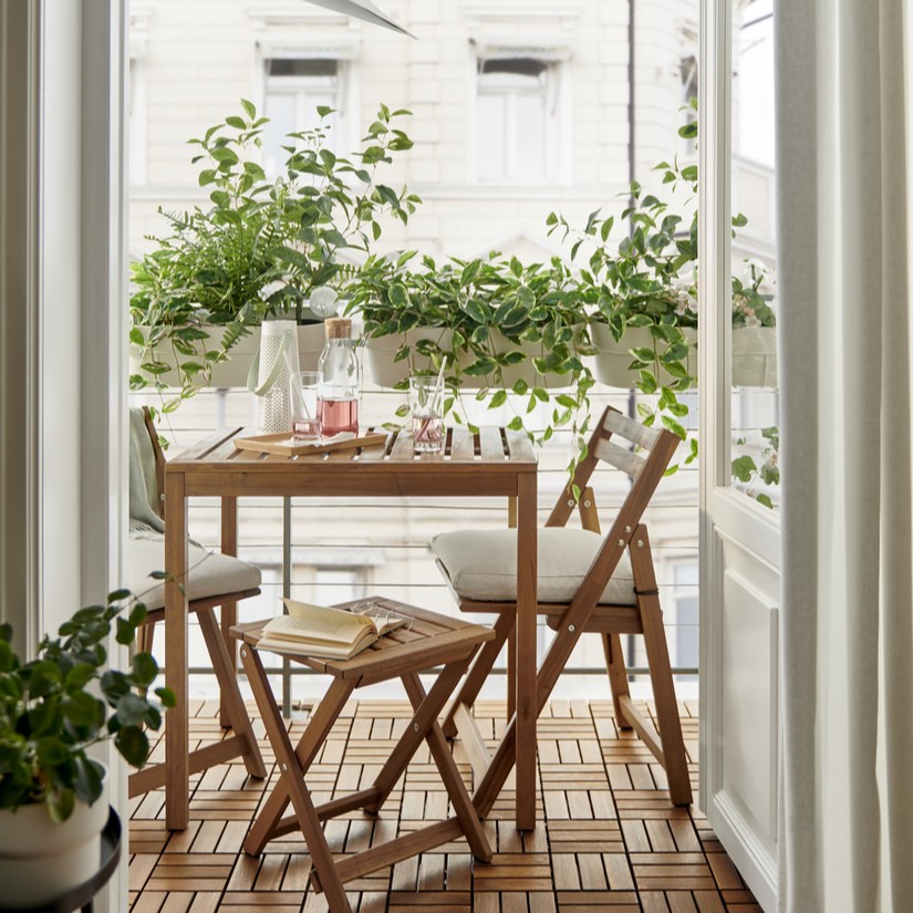 NÄMMARÖ, foldable stool, outdoor. 3 of 5 open dialog